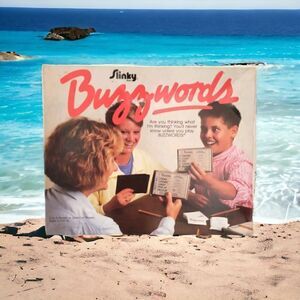 SLINKY‎ Brand BUZZWORDS Game Vintage 80s HTF James Industries All Pieces Retro.